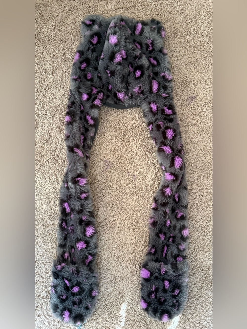 🐆Leopard 🐆 Print hat/Scarf - Kids. One size